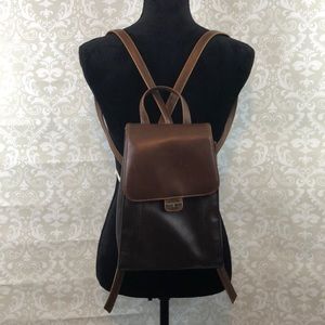 Liz Claiborne Brown Purse Backpack